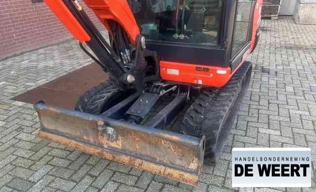 2022 Kubota KX027-4 mini excavator front view with blade