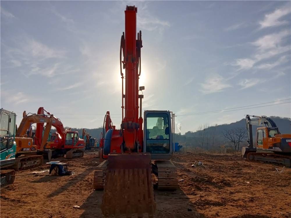 2021 Hitachi ZX135US crawler excavator, front view