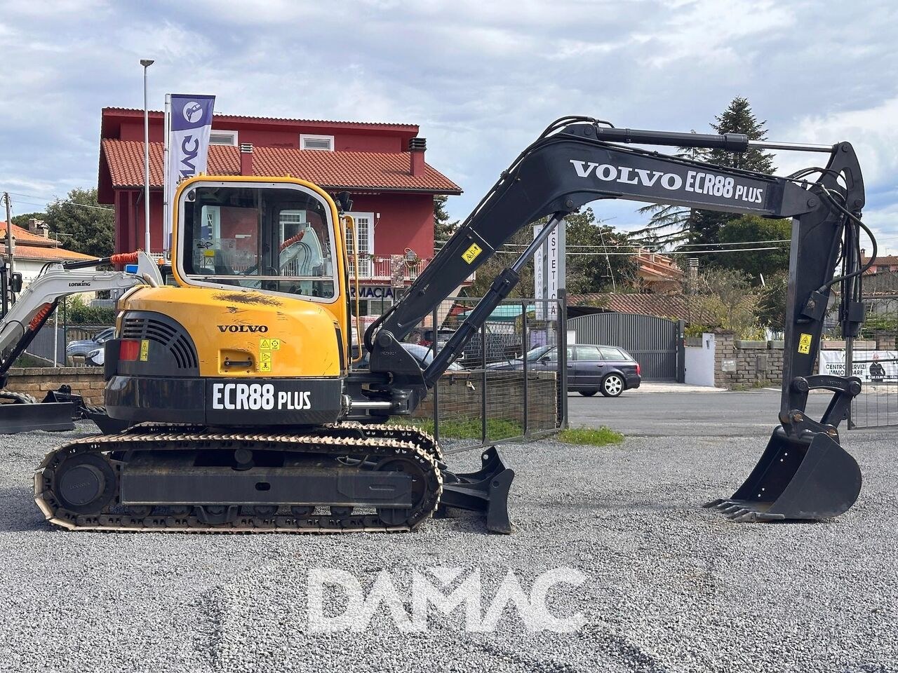 2007 Volvo ECR88 PLUS mini excavator, side view