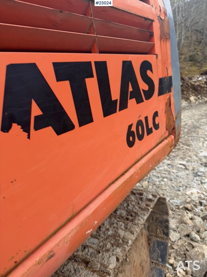 2011 Atlas 260LC crawler excavator model branding detail