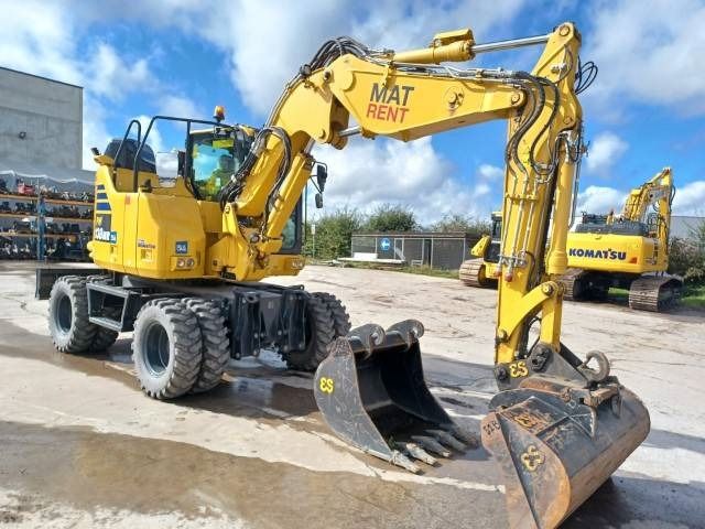 2023 Komatsu PW138MR-11E0 wheel excavator, side view