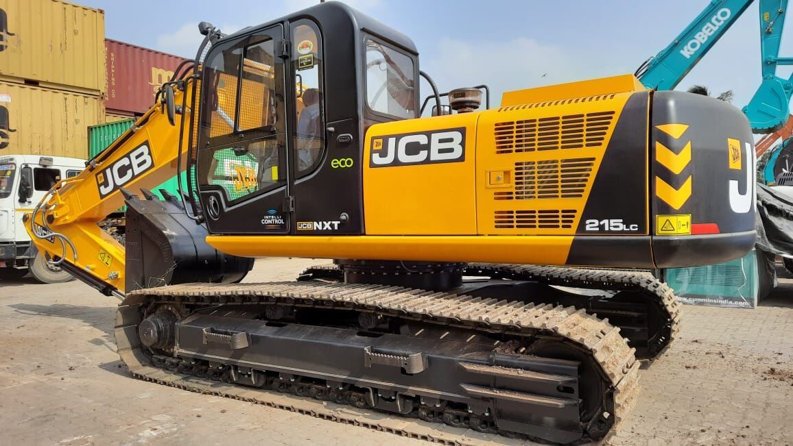 2025 JCB NXT 215LC crawler excavator, side profile view