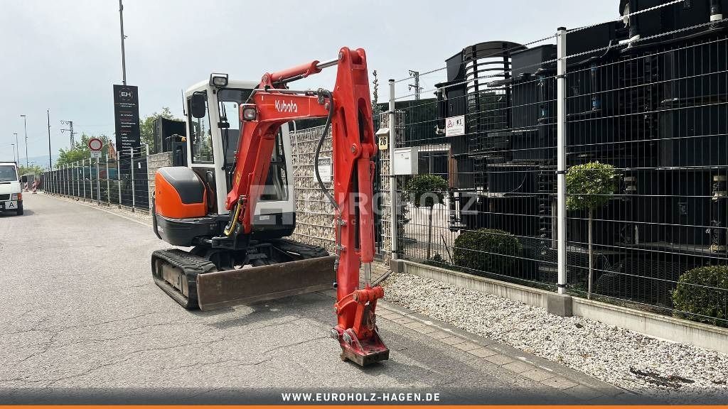 2010 Kubota KX91-2 S2 mini excavator, front three-quarter view