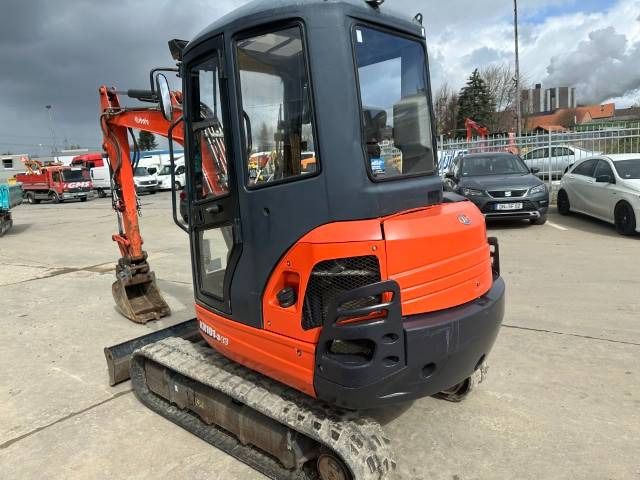 2015 Kubota KX101-3 ALPHA 3 mini excavator, rear three-quarter view