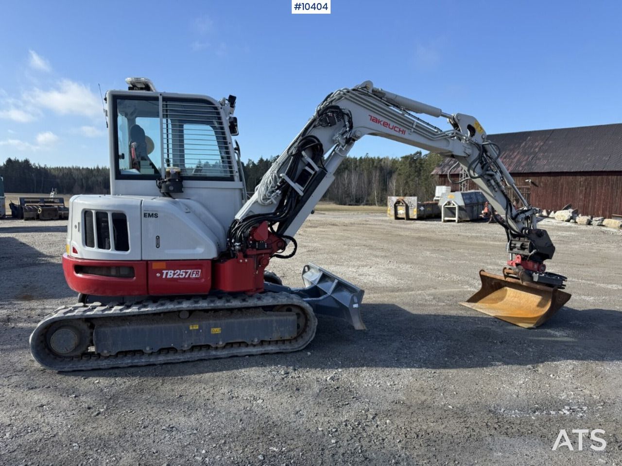 2022 Takeuchi TB257FR crawler excavator side view 2022 Takeuchi TB257FR crawler excavator side view
