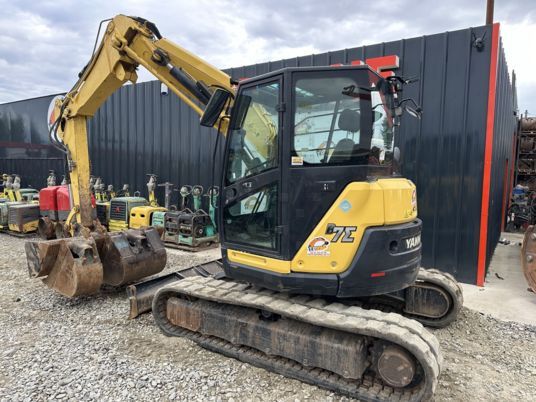 2019 Yanmar B7-6 SIGMA crawler excavator, rear three-quarter view 2019 Yanmar B7-6 SIGMA crawler excavator, rear three-quarter view
