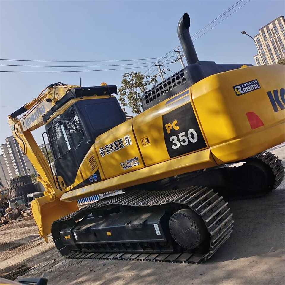 2024 Komatsu PC350LC-8 crawler excavator rear three-quarter view 2024 Komatsu PC350LC-8 crawler excavator rear three-quarter view