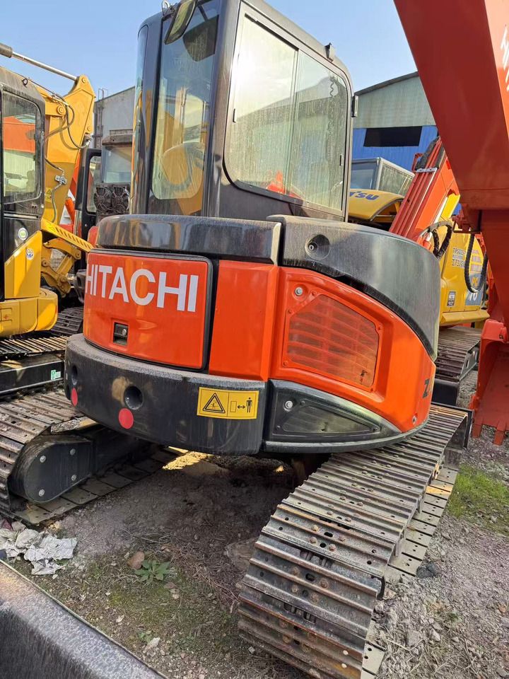 2018 Hitachi ZX50U mini excavator rear view