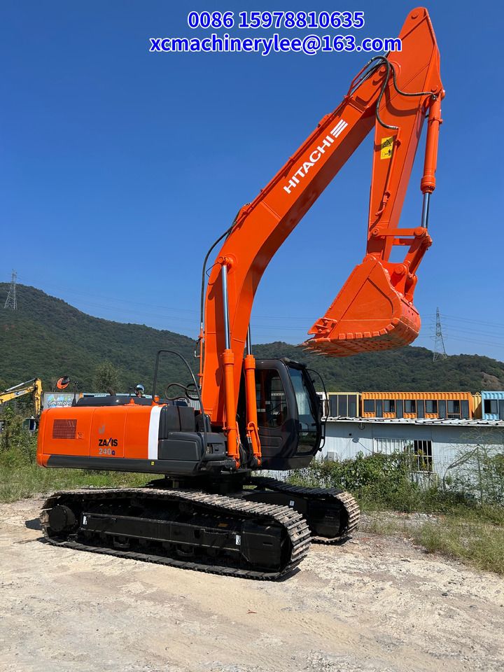 2024 Hitachi Zaxis 240 crawler excavator, side profile view 2024 Hitachi Zaxis 240 crawler excavator, side profile view