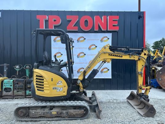 2018 Yanmar VIO26-6 mini excavator, side view 2018 Yanmar VIO26-6 mini excavator, side view