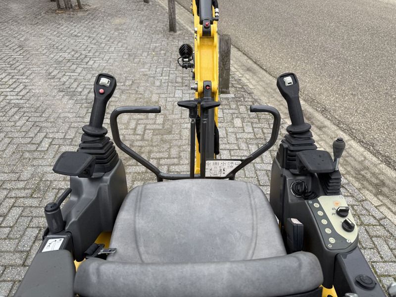2023 New Holland E14D mini excavator operator station view
