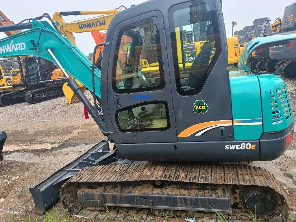 2023 Sunward SWE80E crawler excavator side view 2023 Sunward SWE80E crawler excavator side view