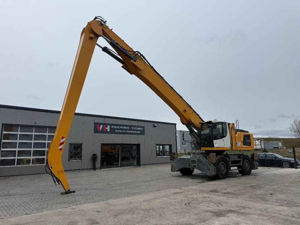 2019 Liebherr LH50 material handler, side profile view