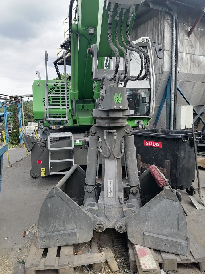 2020 Sennebogen 825 M E material handler, front view of attachment