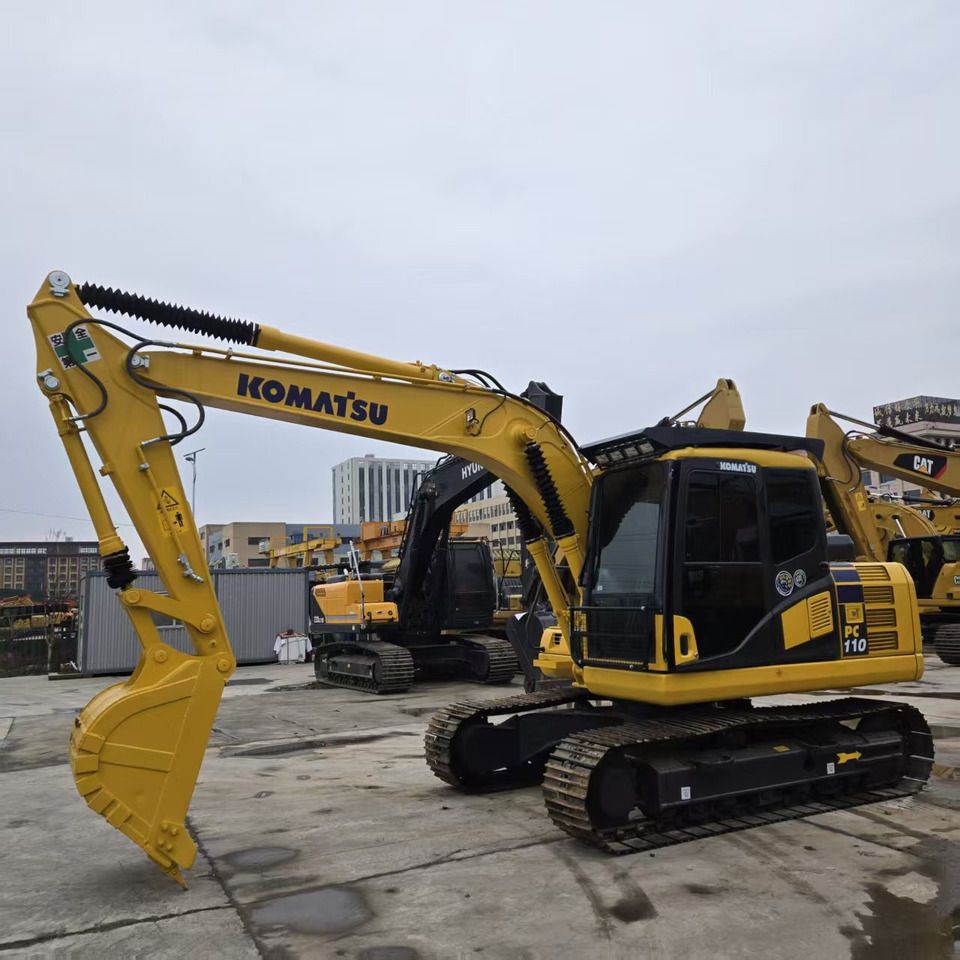 2023 Komatsu PC110 crawler excavator, side profile view 2023 Komatsu PC110 crawler excavator, side profile view