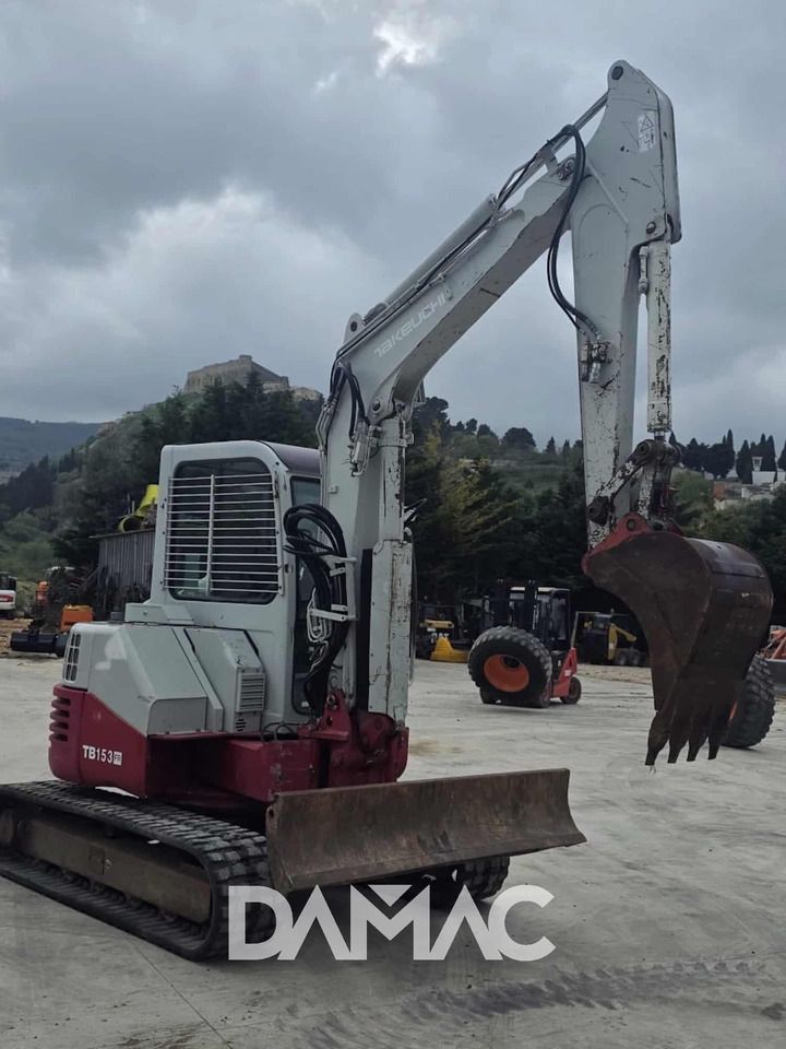 2007 Takeuchi TB153 mini excavator, side view 2007 Takeuchi TB153 mini excavator, side view