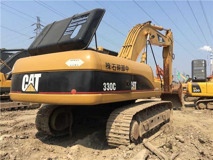 2018 Caterpillar 330C crawler excavator, rear three-quarter view 2018 Caterpillar 330C crawler excavator, rear three-quarter view
