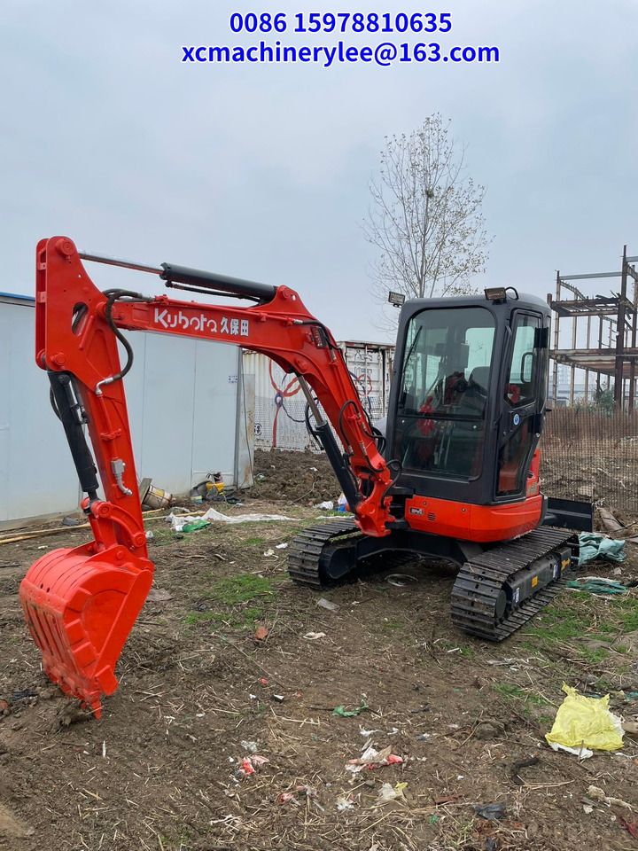 2023 Kubota U35 mini excavator, side profile view 2023 Kubota U35 mini excavator, side profile view