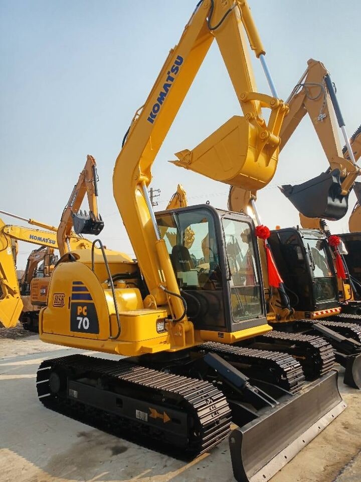 2025 Komatsu PC70 crawler excavator, side view