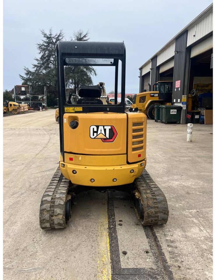 2021 Caterpillar 302.7DCR crawler excavator, rear view