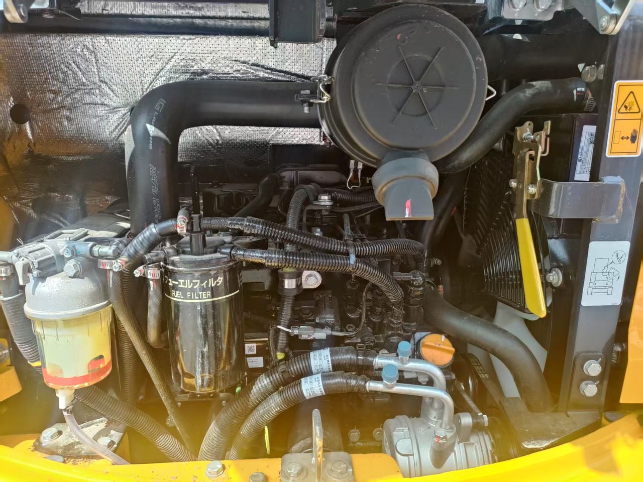2026 LiuGong 9035F mini excavator engine bay view 2026 LiuGong 9035F mini excavator engine bay view