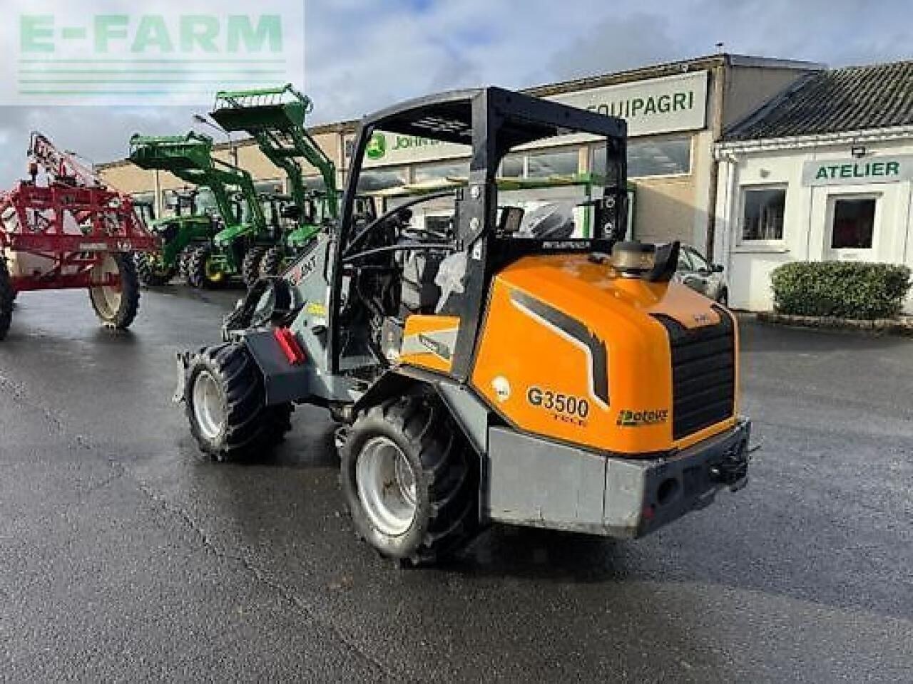 2020 Giant G3500 mini excavator, rear three-quarter view 2020 Giant G3500 mini excavator, rear three-quarter view