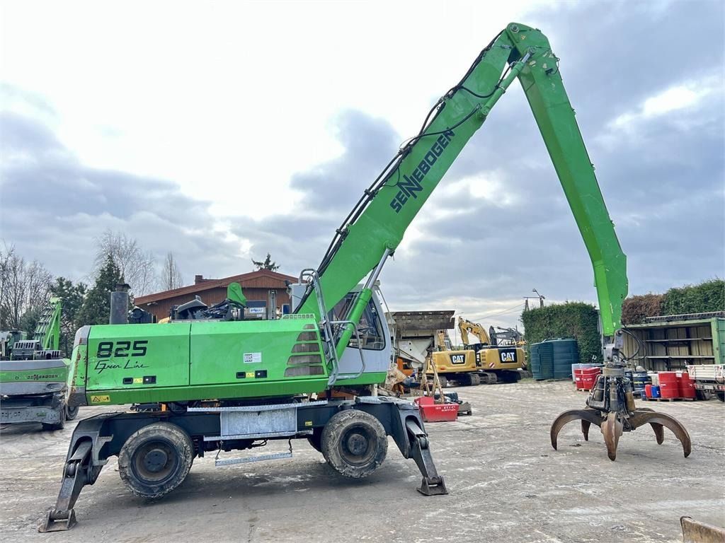 2012 Sennebogen 825 K13 material handler, side profile view