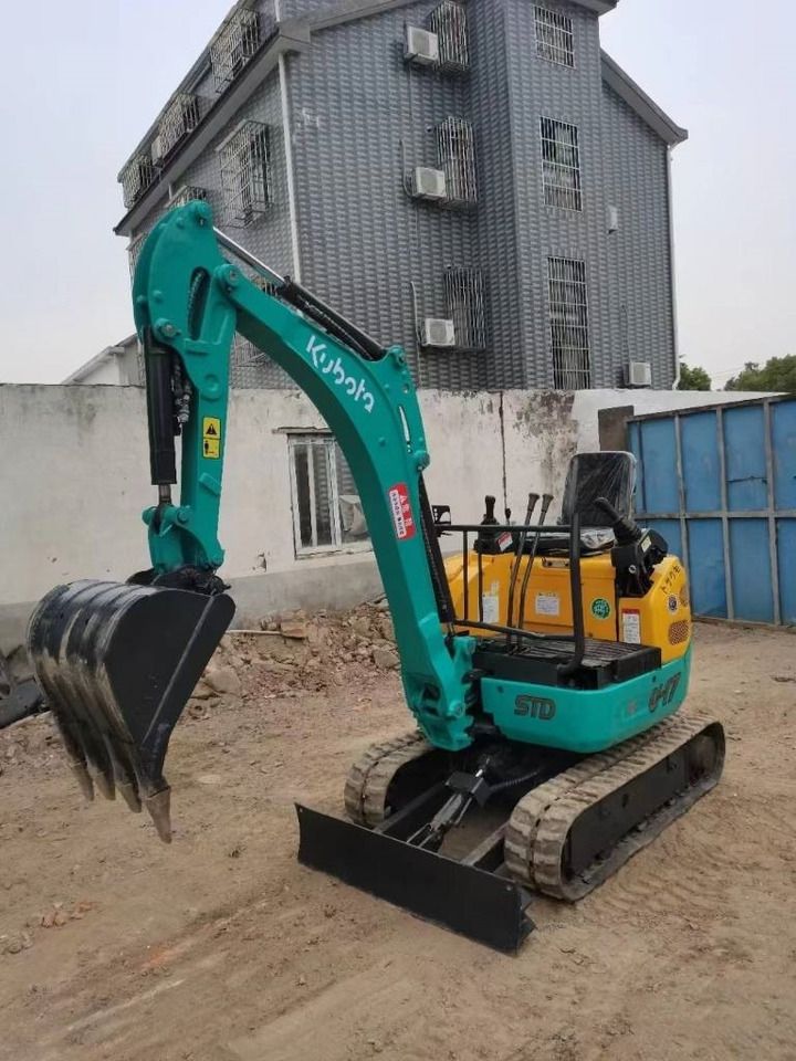 2024 Kubota U17 mini excavator, three-quarter front view