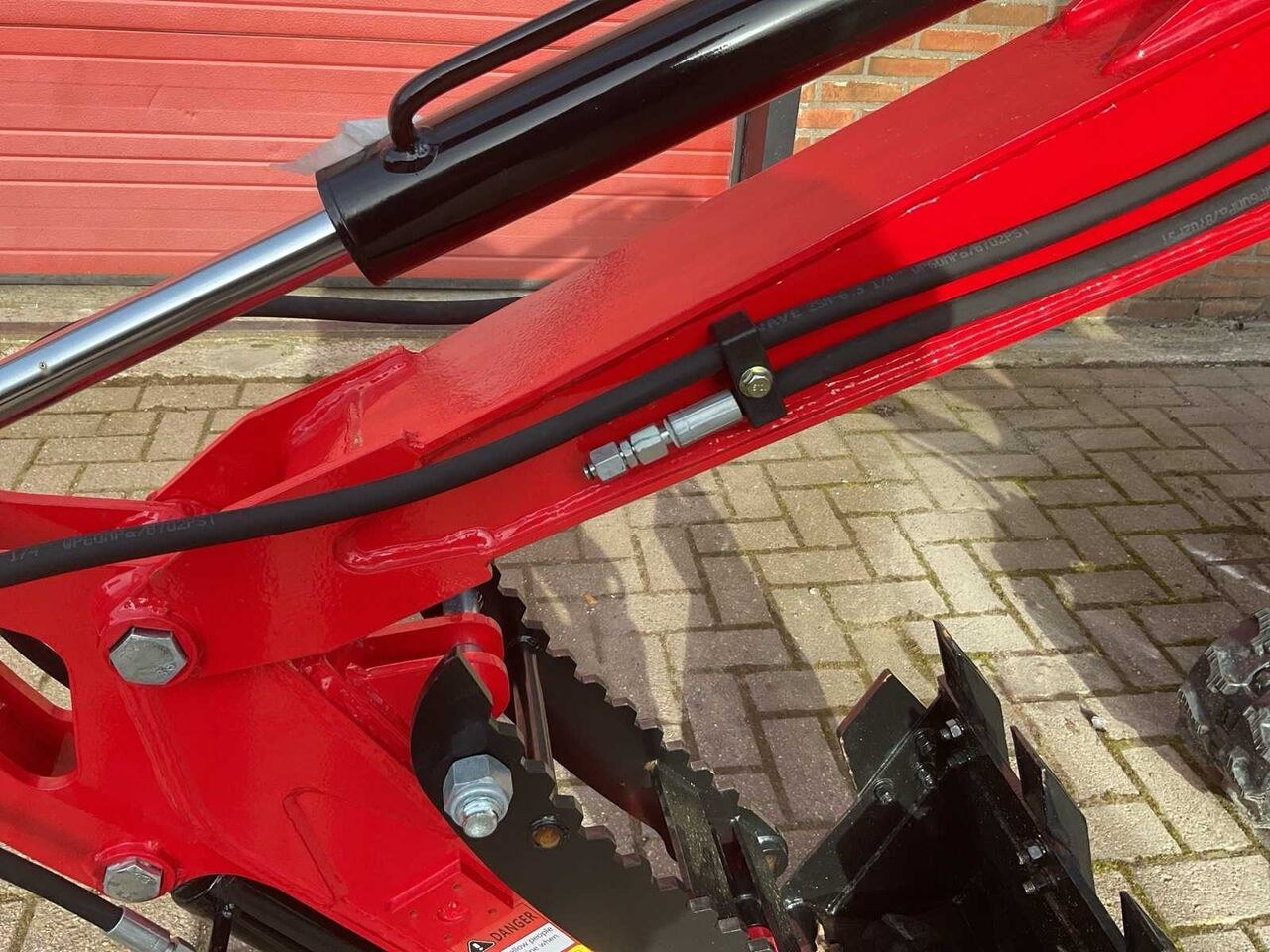 Vicsec VC13 mini excavator boom detail Vicsec VC13 mini excavator boom detail