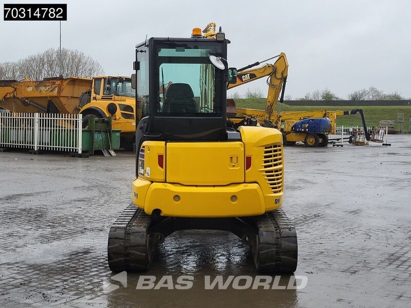 2024 Komatsu PC55MR-5 mini excavator, rear view 2024 Komatsu PC55MR-5 mini excavator, rear view