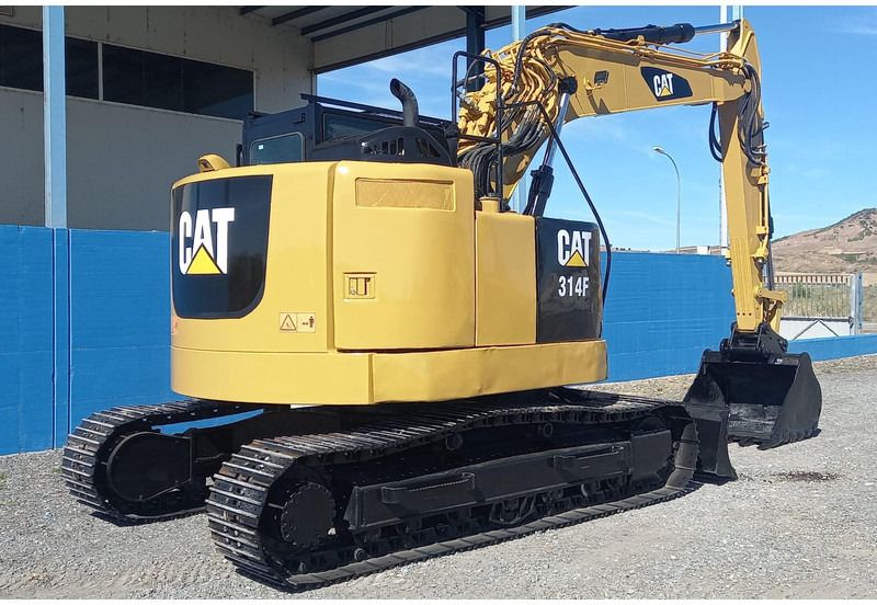 2015 Caterpillar 314F crawler excavator, rear three-quarter view 2015 Caterpillar 314F crawler excavator, rear three-quarter view
