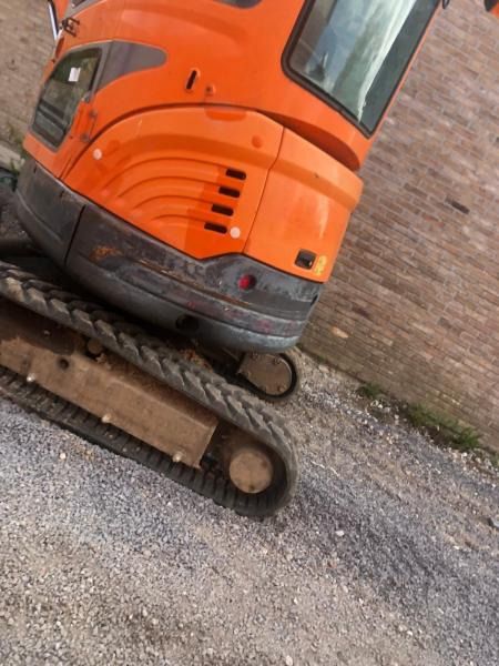2012 Doosan DX35Z mini excavator rear view 2012 Doosan DX35Z mini excavator rear view
