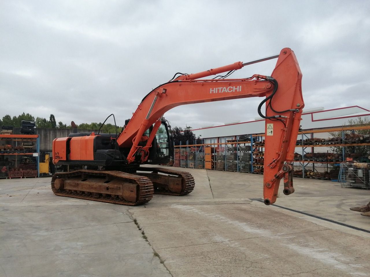 Hitachi ZX290LCN-5B crawler excavator, side view Hitachi ZX290LCN-5B crawler excavator, side view
