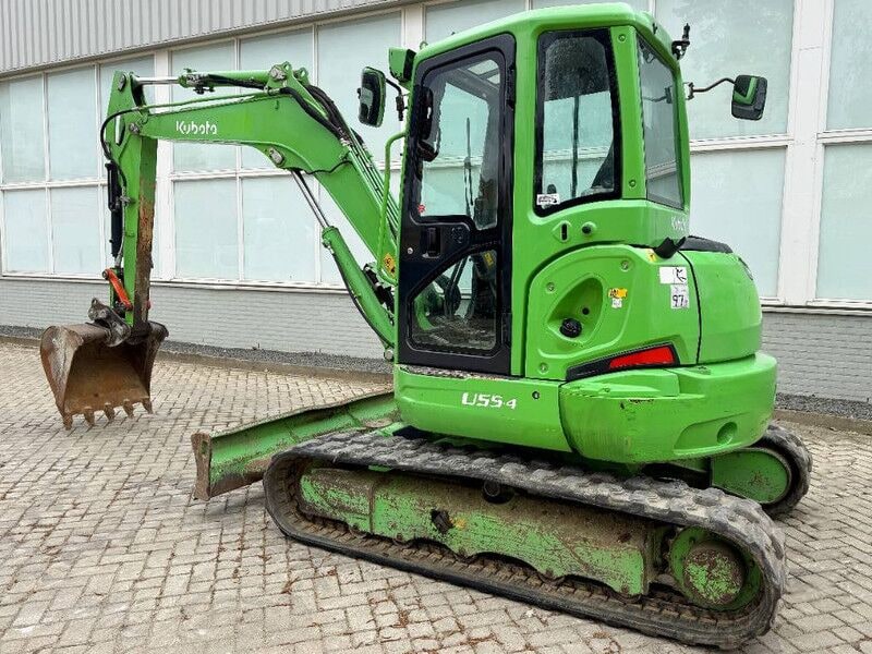 2013 Kubota U55-4 mini excavator, side view