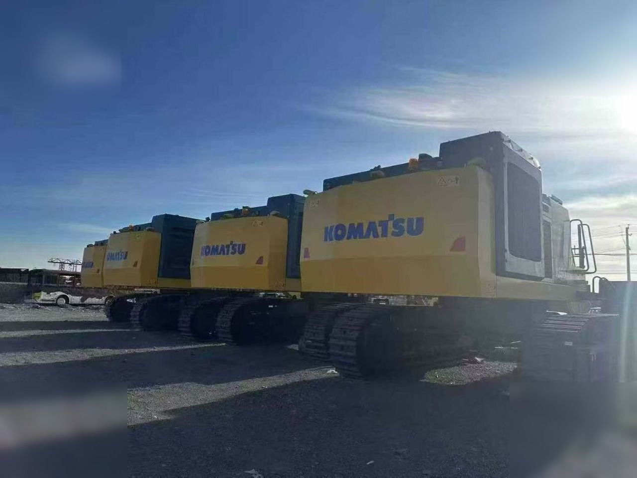 2024 Komatsu PC1250-11R crawler excavator rear three-quarter view 2024 Komatsu PC1250-11R crawler excavator rear three-quarter view