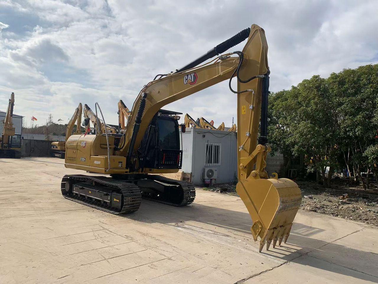 Caterpillar 312D2GC crawler excavator, side view