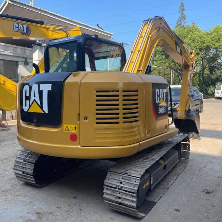 2024 Caterpillar 308E2 mini excavator rear three-quarter view 2024 Caterpillar 308E2 mini excavator rear three-quarter view