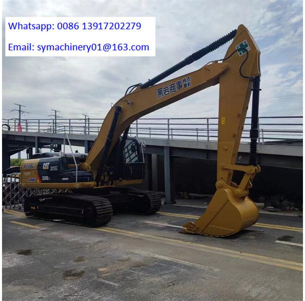 2022 Caterpillar 330D2L crawler excavator, side view