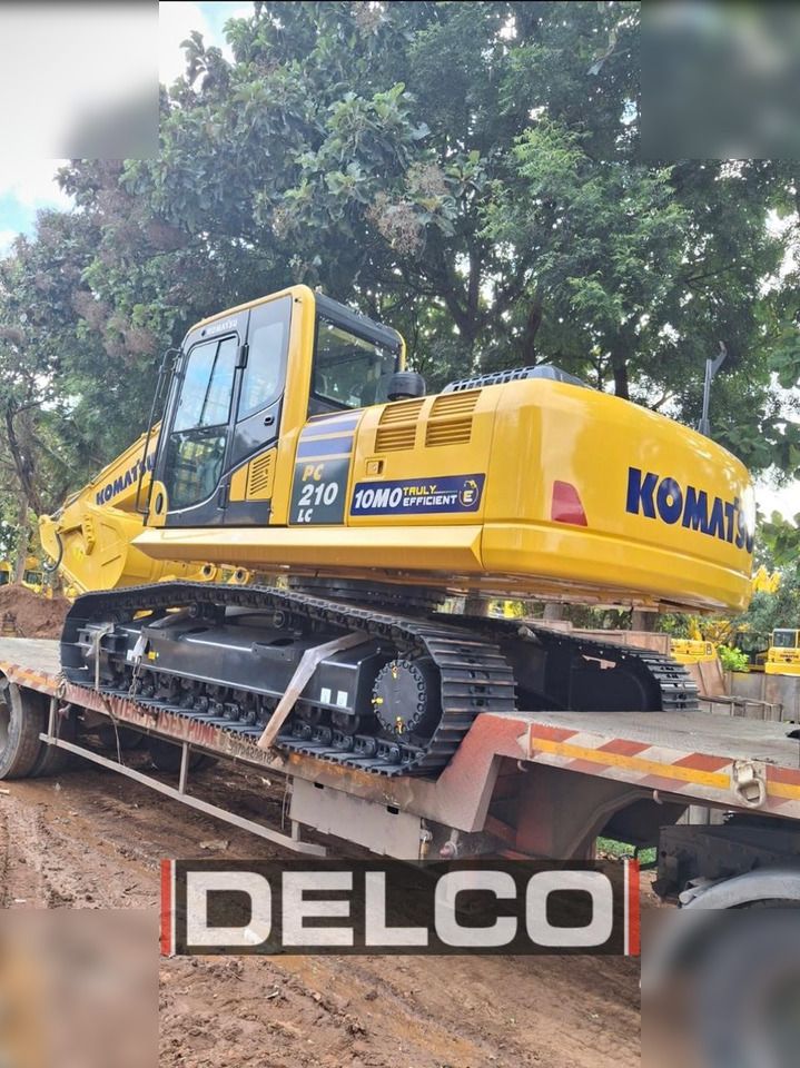 2026 Komatsu PC210LC-10M0 crawler excavator, rear three-quarter view