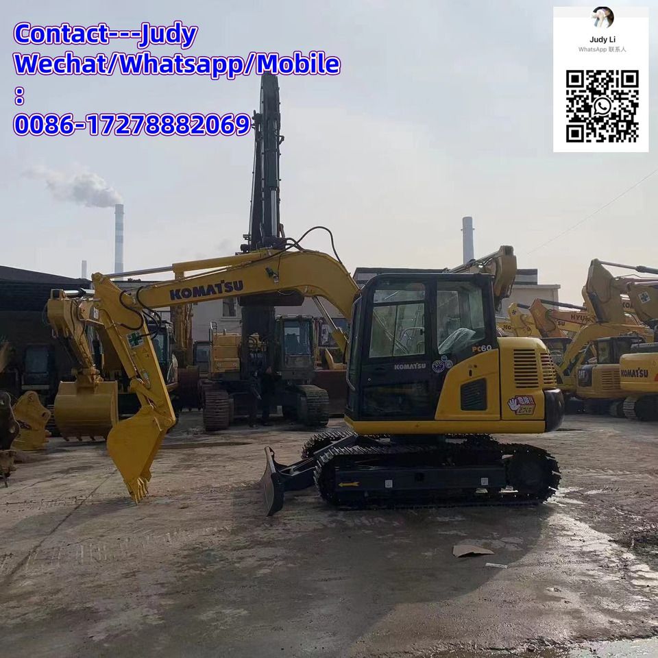 2021 Komatsu PC60 excavator, side view 2021 Komatsu PC60 excavator, side view