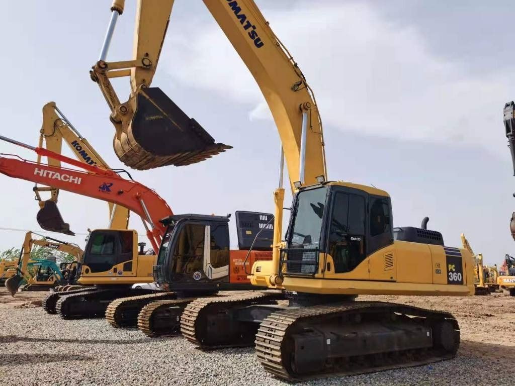 2024 Komatsu PC360-7 crawler excavator, side view