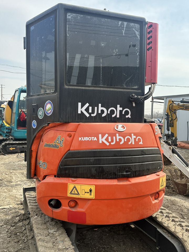 2022 Kubota U-20 mini excavator rear view 2022 Kubota U-20 mini excavator rear view