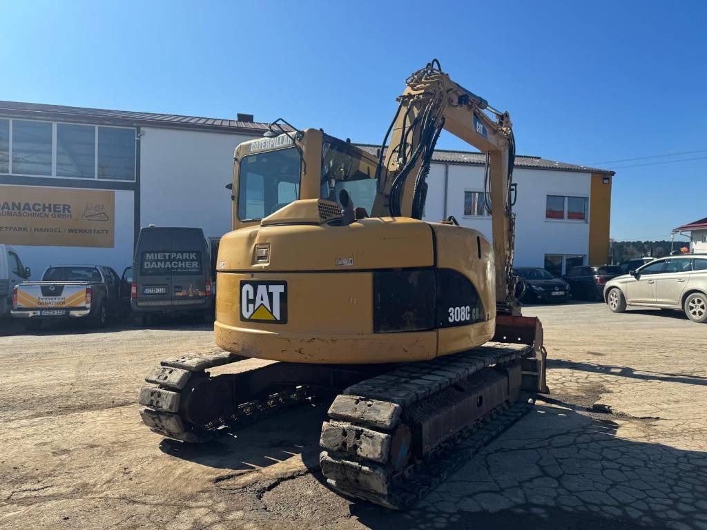 2008 Caterpillar 308C CR mini excavator, rear view 2008 Caterpillar 308C CR mini excavator, rear view