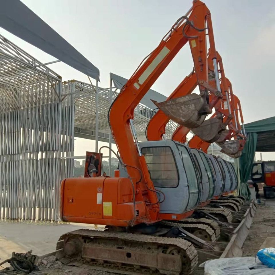 2008 Hitachi EX60-5 mini excavator, side view