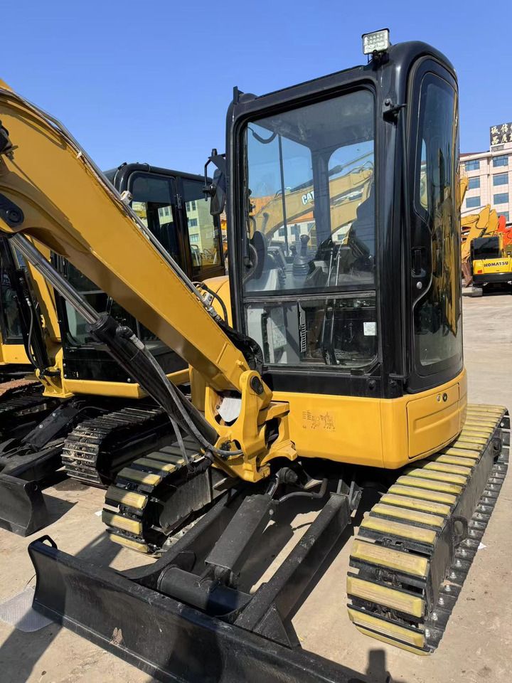2020 Caterpillar 303.5E mini excavator, front three-quarter view