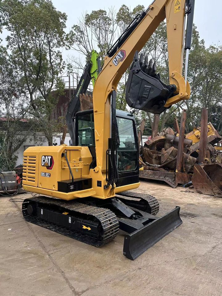 2021 Caterpillar 305.5E2 mini excavator, side view
