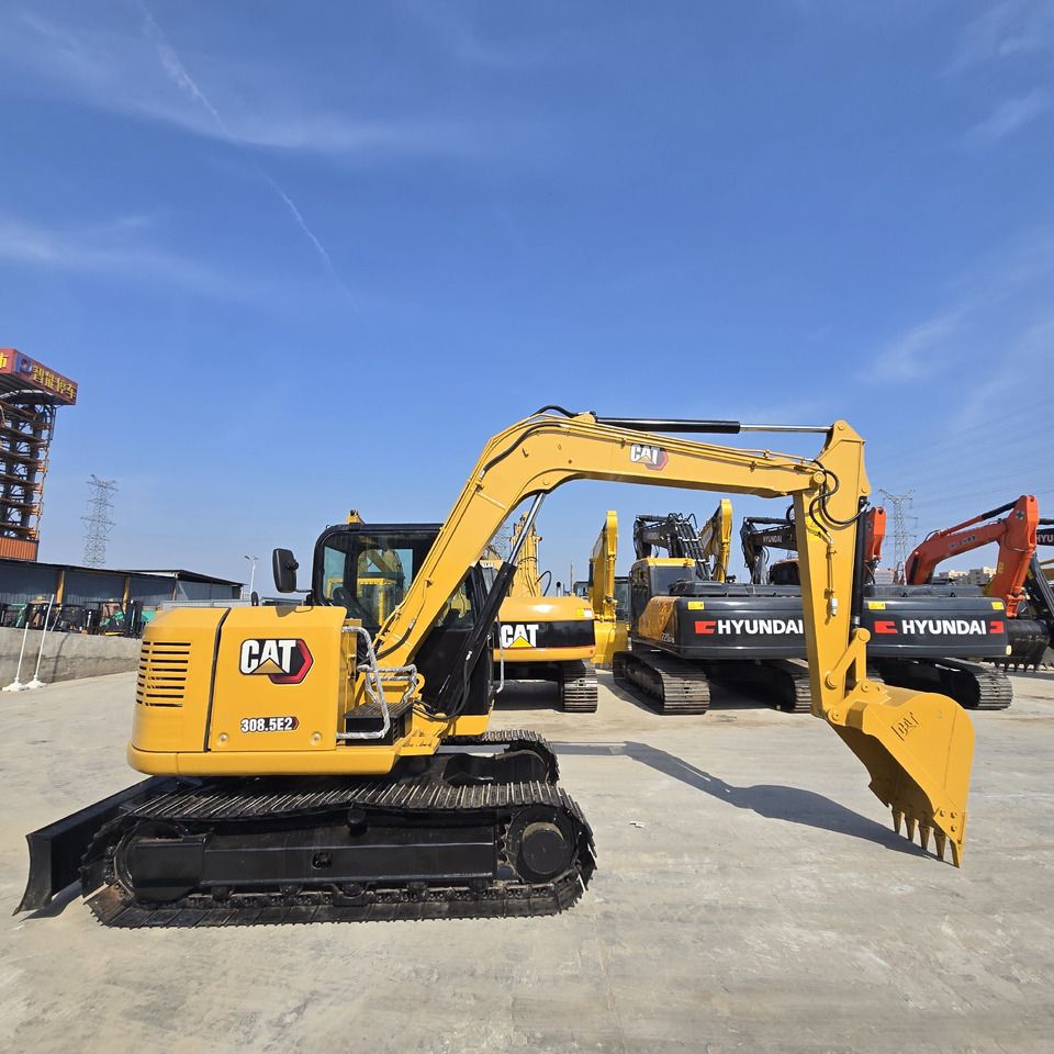 2022 Caterpillar 308.5E2 mini excavator, side profile view 2022 Caterpillar 308.5E2 mini excavator, side profile view