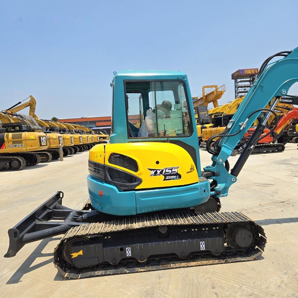 2020 Kubota KX155 mini excavator, side view