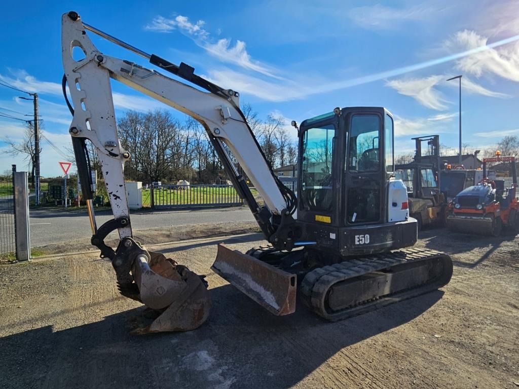 2019 Bobcat E50 mini excavator, side view 2019 Bobcat E50 mini excavator, side view