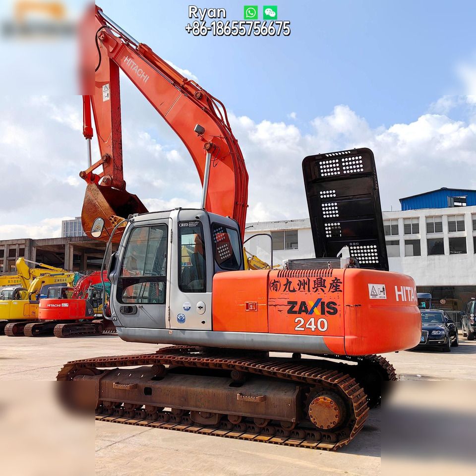 2022 Hitachi Zaxis 240 crawler excavator, side view